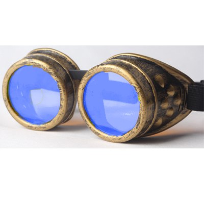 Steampunk Goggles Unisex Gothic Vintage Style Punk Gothic Glasses Cosplay bronze frame 7 colour lens NEW fashion
