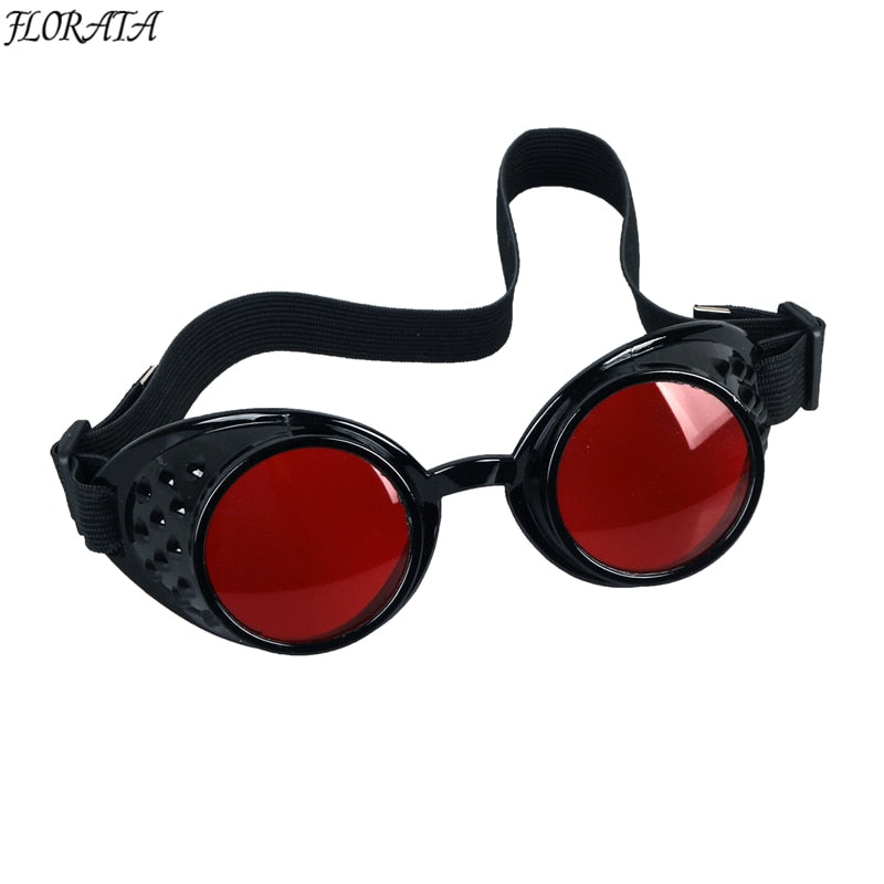 Unisex Gothic Vintage Style Steampunk Goggles Welding Gothic Glasses Cosplay