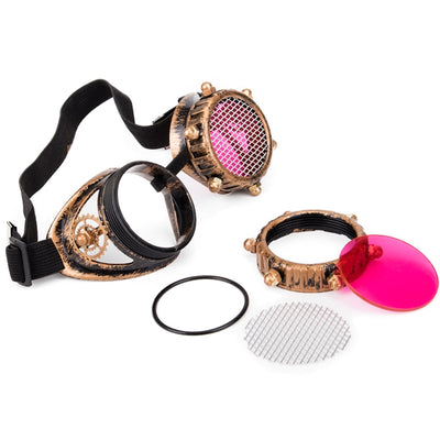 FLORATA kaleidoscope Sunglasses Men Women Steampunk Vintage Round Sun Glasses Gothic Goggles Vintage Retro Punk Unisex Sunglass