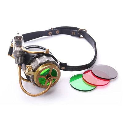 Unistore 2018 Hot  Women/Men   Halloween Cosplay EyeglassesRetro Round  Punk Gothic Goggles Glasses  Halloween Cosplay